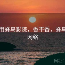 刚用用蜂鸟影院，香不香，蜂鸟影院网络