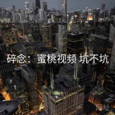 碎念：蜜桃视频 坑不坑