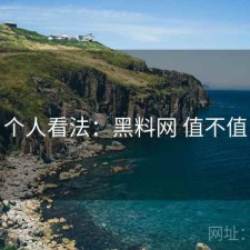 个人看法：黑料网 值不值