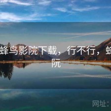 刚用 蜂鸟影院下载，行不行，蜂鸟影阮