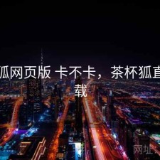 茶杯狐网页版 卡不卡，茶杯狐直接下载