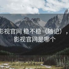 人人影视官网 稳不稳（随记），人人影视官网是哪个