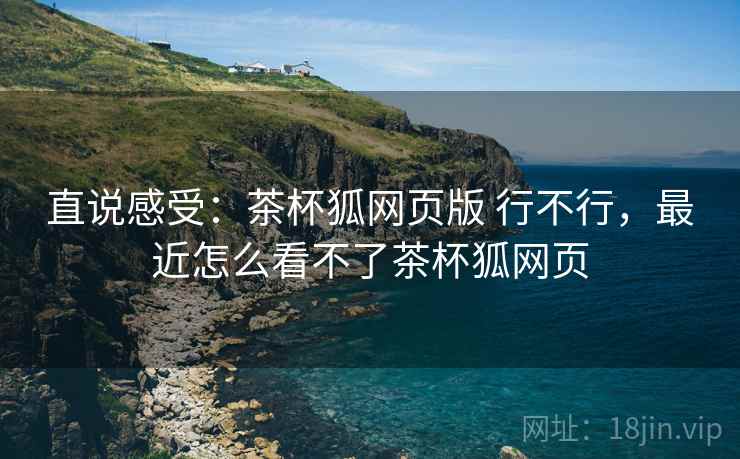 直说感受：茶杯狐网页版 行不行，最近怎么看不了茶杯狐网页  第2张